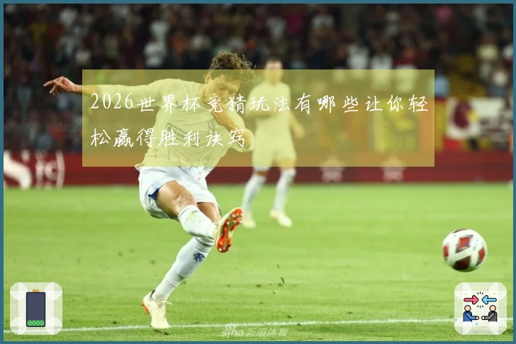 2026世界杯竞猜玩法有哪些让你轻松赢得胜利诀窍
